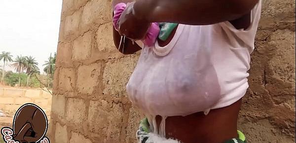  NAIJA PORN  my Landlord daughter is a young slut she made me fuck her big boobs and wet pussy outdoor